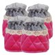 thumbnail image 2 of 4 piezas de calcetines de tela antideslizantes para piernas y protectores de suelo Rosa caliente, 2 of 8