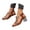 Brown, variant on 2026 New Women's Rhinestone Low Block Heel Butterfly Sandals Dressy, Heeled Sandals Women Comfortable Square Toe Heels Evening Party Dress Shoes for Wedding Guest(Brown,8)