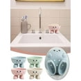 thumbnail image 5 of WNFJR Cute Soap Dish Bar Soap Holder Creative Soap Tray Self Draining Soap Saver Box Decorative Plastic Sponge Scrubber for Shower Bathroom Kitchen Sink(Beige), 5 of 5