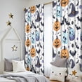 thumbnail image 5 of Blackout Kids Curtains,Colorful Pumpkin Halloween Pattern Childrens Insulated Curtains Set Of 2,Bedroom Essentials,Toddler Room Decor 52"x84", 5 of 5