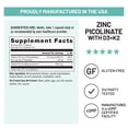 thumbnail image 5 of NatureWise Zinc Picolinate with D3 + K2 - Zinc Supplements for Men & Women + Vitamin D3 K2 - Supports Immune & Bone Health* - Non-GMO, Gluten Free, USA Manufactured - 30 Capsules[30 Day Supply], 5 of 11