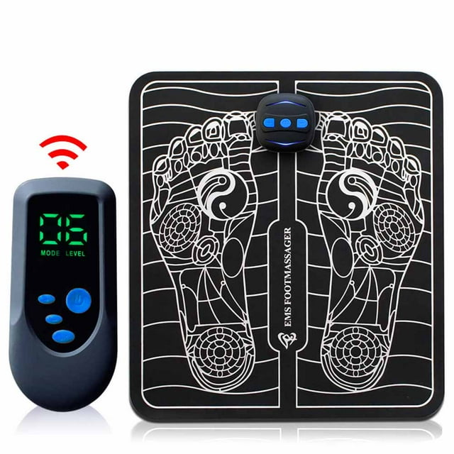 Electric Foot Massager Mat Intelligent Feet Pulse Acupuncture Health Care USB Charge Vibrator Pad Relaxation Machine Home