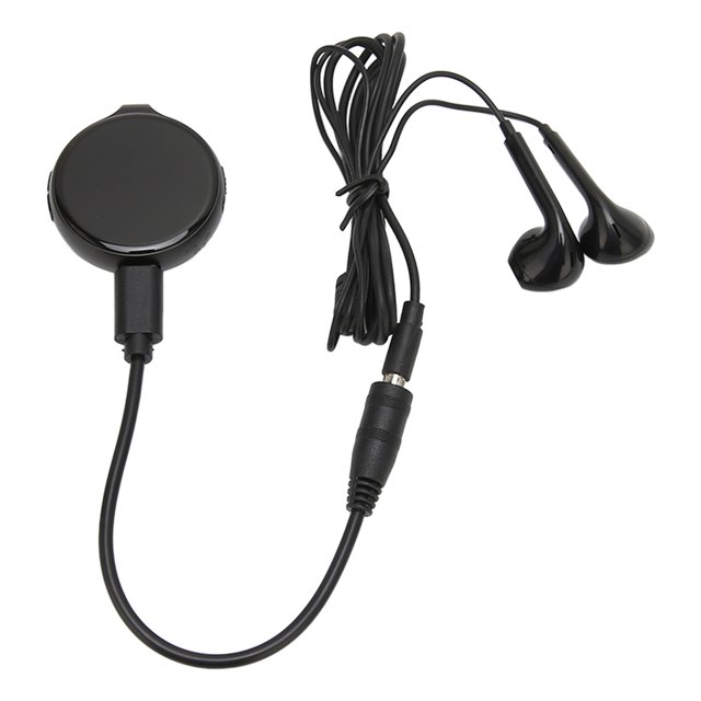 Enregistreur Vocal Activé, Mini Appareil d'Enregistrement Noir Sablé Réduction de Bruit HD Lecture Intelligente Multifonctionnelle Indication LED pour Bureau Anglais Neutre, Noir 8 Go