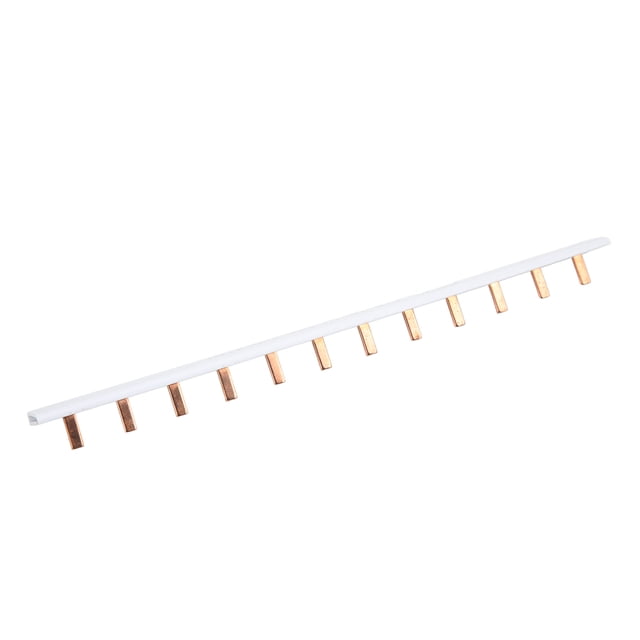 1P Bus Bar, Conductivity PVC Shell Circuit Breaker Bus Bar Dustproof For Schools Hospitals Hotels Home 12 Channel