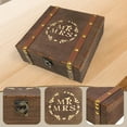 thumbnail image 5 of Wedding Keepsake Box with Lids Bride to Be Wedding Gifts Wood Memory Box Bridal Shower Gifts Engagement Couples Gifts Mr Mrs Christmas Gifts, 5 of 7