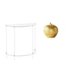 thumbnail image 1 of Mesita de noche de acrílico,Mesa auxiliar de acrílico transparente Mesa auxiliar transparente en capas,Mesa pequeña de acrílico,mesita de noche pequeña,compacta,Escultura de frutas,Figura, 1 of 8