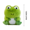 thumbnail image 3 of Eespoir Stuffed Plush Toys Table Doll Decoration Toy, Child Doll Claw Doll Figurine, Cute Plush Figure, for Shelf, Desk, Easter Mother's Day Birthday Gift(Frog), 3 of 6