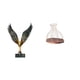 thumbnail image 1 of Estatua de la casa,Estatua de ala hecha a mano,artesanía de resina para cafetería,Escultura de alas extendidas,adorno artesanal,Portacorchos de vino,Soporte de metal para corcho de, 1 of 8