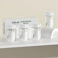 thumbnail image 4 of Gulicola Glass Baby Breastmilk Storage Bottles 8 oz, Wide Neck Breastmilk Collection Bottles, 4 Pack - White, 4 of 4