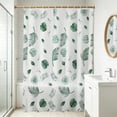 thumbnail image 5 of XiYing Waterproof PEVA Shower Curtain, 70.9x39.4 Inches | Quick-Dry Plastic Bathroom Shower Liner | Tear-Resistant with 6 Hooks Included for Stall, Tub, Hotel & RV Use, 5 of 6