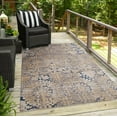 thumbnail image 2 of Linon Outdoor Washable Area Rug Collection, Navy and Sand, 5' x 7', 2 of 8