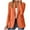 Orange, variant on BRGZLK Blazer Jackets for Women Fashion Solid Open Front Button Lapel Long Sleeve Casual Work Office Coat with False Pocket Beige L