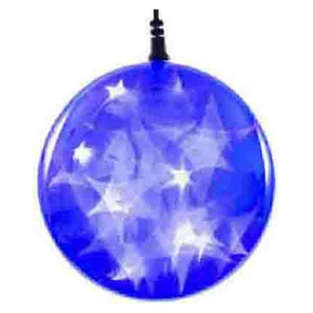 Polygroup TVL15023 Sphère Holographique à LED de 6 Po avec Enveloppe Bleue