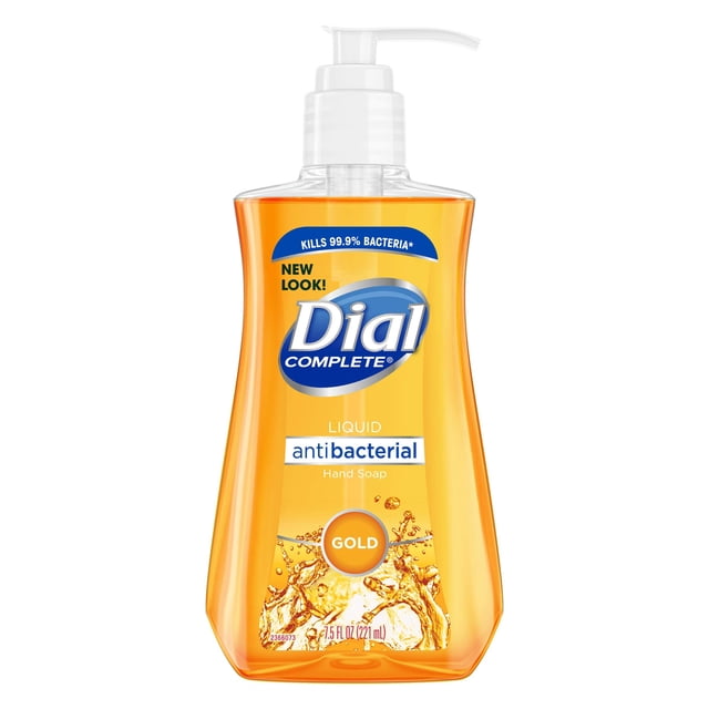 Jabón de manos líquido antibacteriano Dial Gold, 7.5 onzas