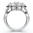 thumbnail image 3 of Pompeii Certified 2.50 - 6.40Ct Diamond Vine Engagement Ring 14k Gold Lab Grown, 3 of 6