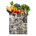 thumbnail image 1 of Sac d'Épicerie Lavable à la Mode - Sac de Courses Pliable Réutilisable, Durable 16x15 pour Aventure et Exploration, 1 of 5