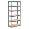 thumbnail image 3 of Global Industrial Extra Heavy Duty Shelving 36"W x 24"D x 96"H With 6 Shelves, Wood Deck, Gry, 3 of 3