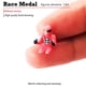 thumbnail image 3 of Diorama a escala 1/64, figura pintada a mano, piloto de carreras, maqueta de escena ferroviaria. Racer Rose Red, 3 of 9