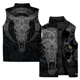 thumbnail image 5 of Chaquetas de invierno para hombre, chaleco con estampado de tigre azul fresco, sin mangas, chaleco de algodón térmico para hombre, chaqueta informal cómoda, chalecos, ropa, 5 of 5