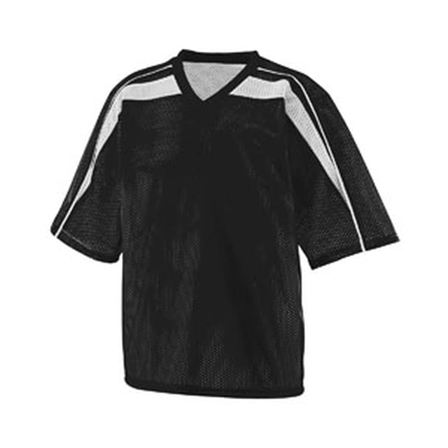 9720 AG HOMBRE CREASE RVERSIBLE JERSEY NEGRO/ BLANCO 2XL Nave de descenso de Augusta 9720