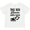 thumbnail image 3 of Inktastic This Boy Loves Digger Trucks Construction Boys Toddler T-Shirt, 3 of 5