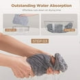 thumbnail image 5 of Hair Towel, 3 Packs Hair Turbans for Wet Hair, Drying Hair Wrap Towels for Curly Hair Women, 5 of 5