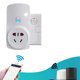 thumbnail image 2 of Enchufe inteligente WiFi para CH/EU/UK/EE. UU., 16 A, control remoto, monitor de energía inteligente para habitación con temporizador, divertido, 2 of 5