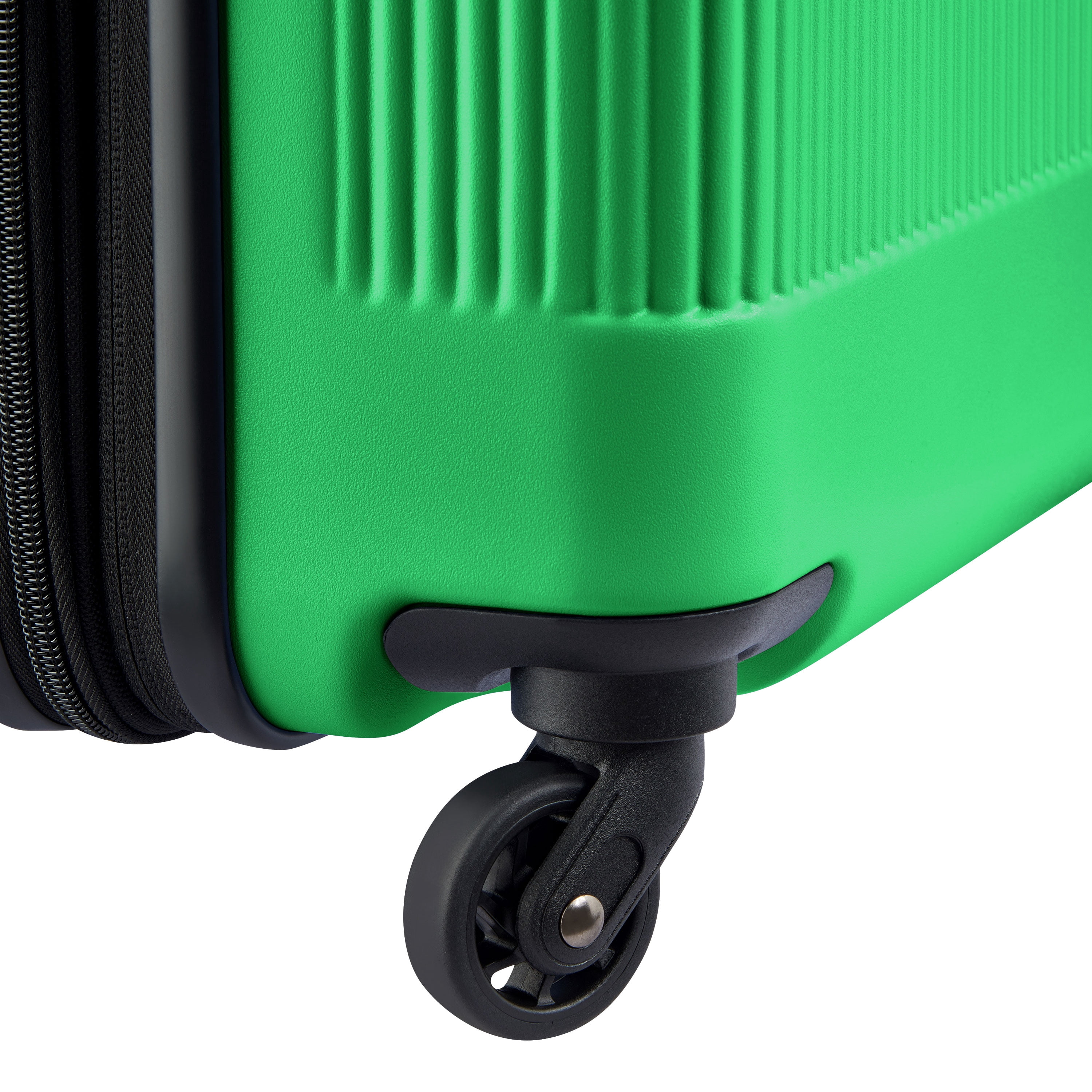 United Colors of Benetton x Delsey Paris Ribbed Hardside 20" Carry-on Expandable Spinner Luggage Green