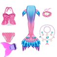 thumbnail image 1 of Traje de baño de cola de sirena para niñas, traje de baño para niños, traje de baño para niños, Bikini, traje de baño, disfraz de Halloween zhangyuxiang unisex, 1 of 2