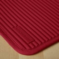 thumbnail image 3 of KitchenAid Ribbed Soft Silicone Pot Holder 2-Pack Set, Smoked Paprika Red, 7"x9", 3 of 6