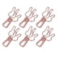 thumbnail image 3 of Clips para carpetas de conejitos, 100 piezas Clips para carpetas de conejitos Clips para carpetas de alambre Abrazaderas huecas para carpetas Diseño de última generación, 3 of 12