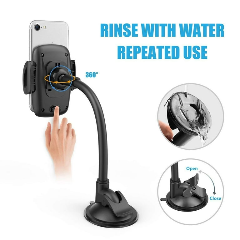 WixGear 3 in 1 Universal Car Phone Mount Phone Holder for Car Cell Phone Car Mount Air Vent Holder