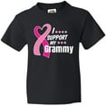 thumbnail image 3 of Inktastic Breast Cancer Awareness I Support My Grammy with Pink Ribbon Youth T-Shirt, 3 of 5