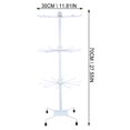thumbnail image 2 of 1Pc Metal Hat Display Stand Rotating 3-Tier Storage Rack Headwear Rack, 2 of 5