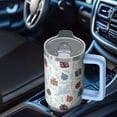thumbnail image 5 of 30 Oz Santa Christmas Day Tumbler With Handle, Holiday Coffee Travel Mug Cup, Winter Gift, 5 of 5