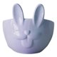 thumbnail image 1 of Pet Bowl Ceramic Cat Food Bowl Sloped Edge Spine Protection Dog Feeding Wide Bowl Dishwasher Safe Cat Water Bowl Violet Bunny, 1 of 1