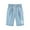 Blue, variant on Posijego Girls Bermuda Shorts Butterfly Printed Summer Causal Shorts Kids Knee Length Comfy Shorts 3-13T