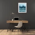 thumbnail image 3 of Popp, Grace 26x32 White Modern Wood Framed Museum Art Print Titled - Uneven Ocean II, 3 of 4