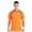 Orange, variant on Haitryli Mens Athletic Sport Shirts Short Sleeve Sun Protection Rash Guard Tops Outdoor Undershirt Yellow S