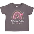 thumbnail image 3 of Inktastic Gigi and Pops Love Me Rainbow Girls Toddler T-Shirt, 3 of 5