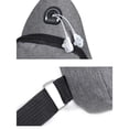 thumbnail image 4 of Crossbody Bag Sling Backpack Lightweight Water-Resistant,Headphone Hole Adjustable Strap,for Men Women,for Daily Use Travel Outdoor, 4 of 5