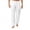 White, variant on Hfyihgf Mens Casual Elastic Waist Drawstring Pants Cotton Linen Baggy Lounge Pants Beach Trousers with Pockets(White,M)
