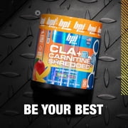 BPI Sports CLA + Carnitine Shredded for Lean Muscle & Fat Loss, Tropical Mango, 14.1 oz, 50 Servings