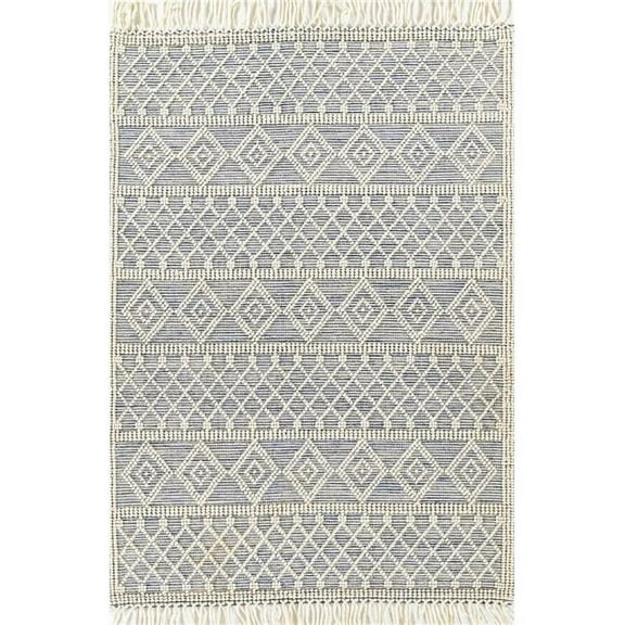 Momeni Contemporary Rectangle Area Rug, Blue, 9' X 12'