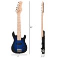 thumbnail image 3 of HOMCOM 30 Inch Electric Guitar 3/4 Size Beginner Starter Kit with 5W Amplifier, Strap, Strings, Picks, Carrying Case, Blue, 3 of 10