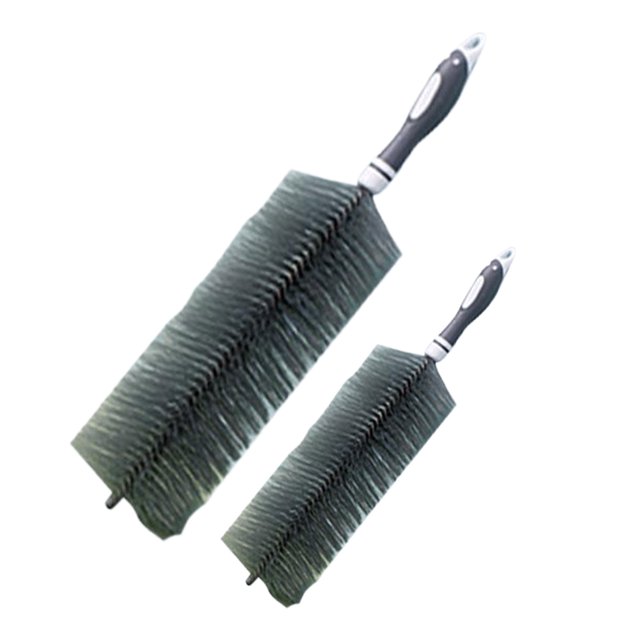 Injueey Nuevo cepillo de limpieza para ventilador Fiber 2024 de 2 piezas: varita para quitar el polvo suave, duradera y fácil de usar Suministros de limpieza para el hogar S+L Gary