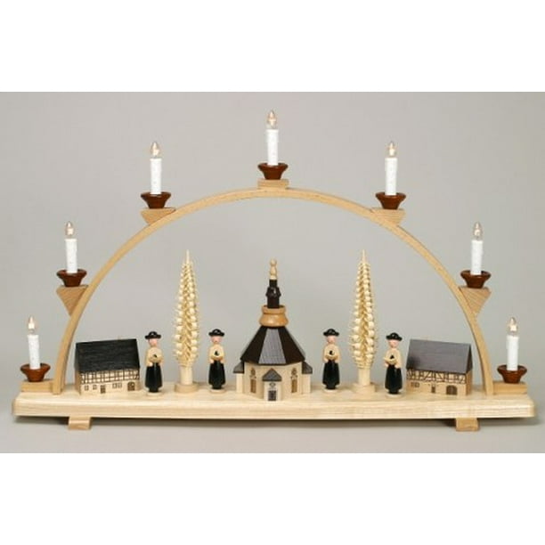Electric Seiffen Church German Candle Arch Made in Germany