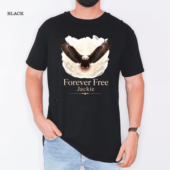 Jackie Shirt, Big Bear Bald Eagle Tribute Tee, Jackie Memorial Shirt, Eagle Lover Gift, Wildlife Remembrance T-Shirt