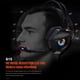 thumbnail image 5 of Auriculares para juegos con cable CUTICAT Lámpara de respiración con Micrófono RGB, 5 of 6