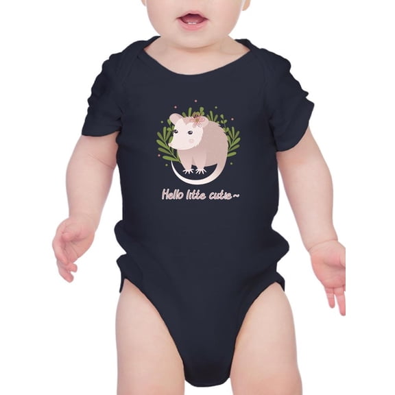 Hello Little Cutie Opossum Bodysuit Infant -Image by Shutterstock, 12 Months